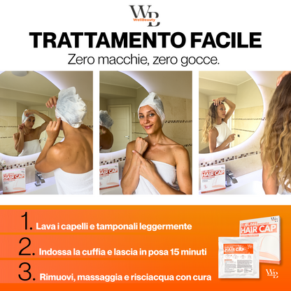 Wellbeauty Maschera Capelli Monouso Anticrespo Disciplinante