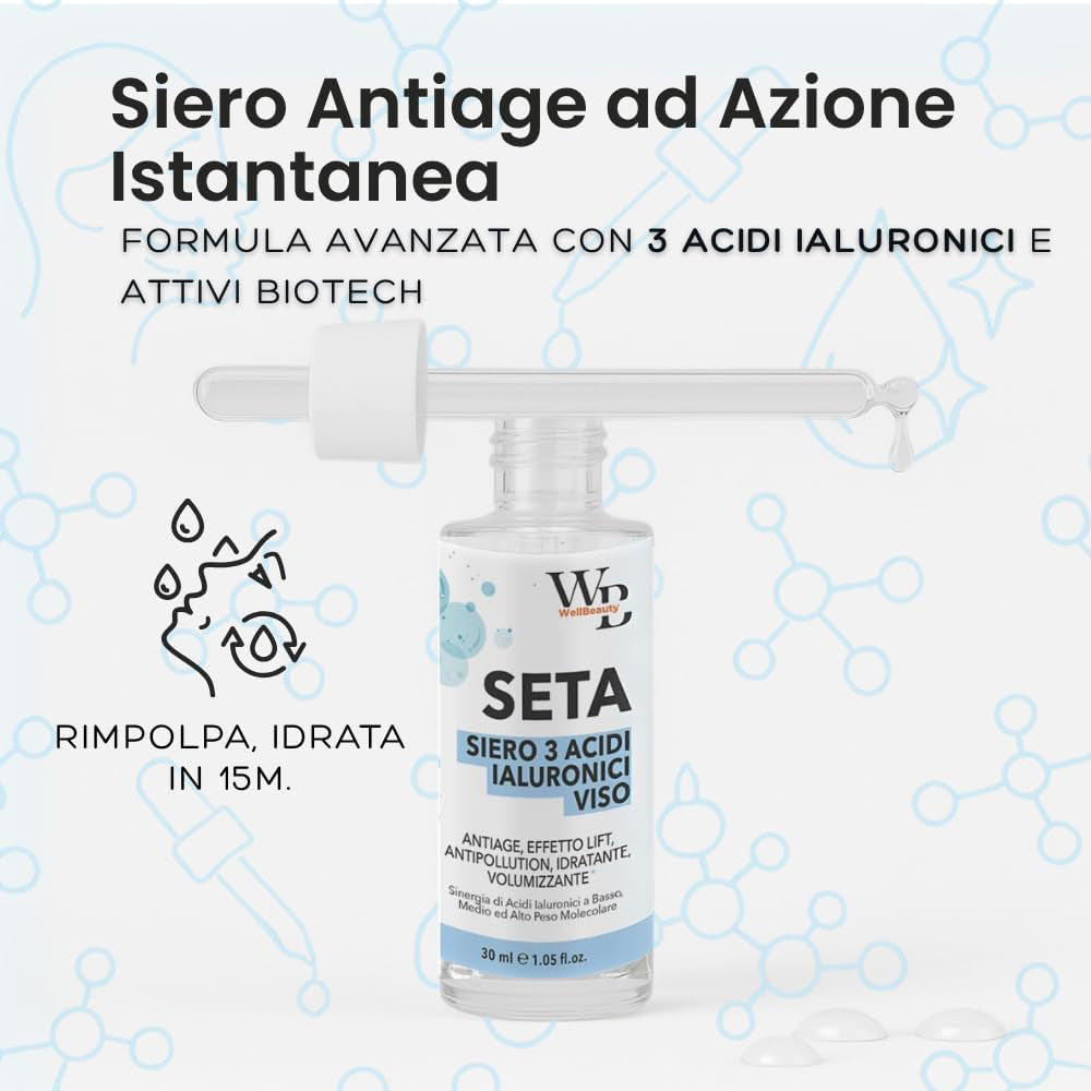 SETA -  Siero Viso ai 3 Acidi Ialuronici